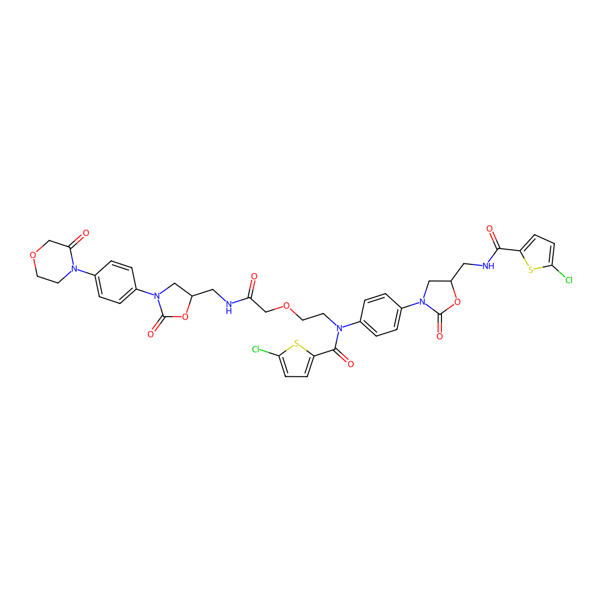 Rivaroxaban Pseudodimer molecular structure, CAS 1632463-24-1