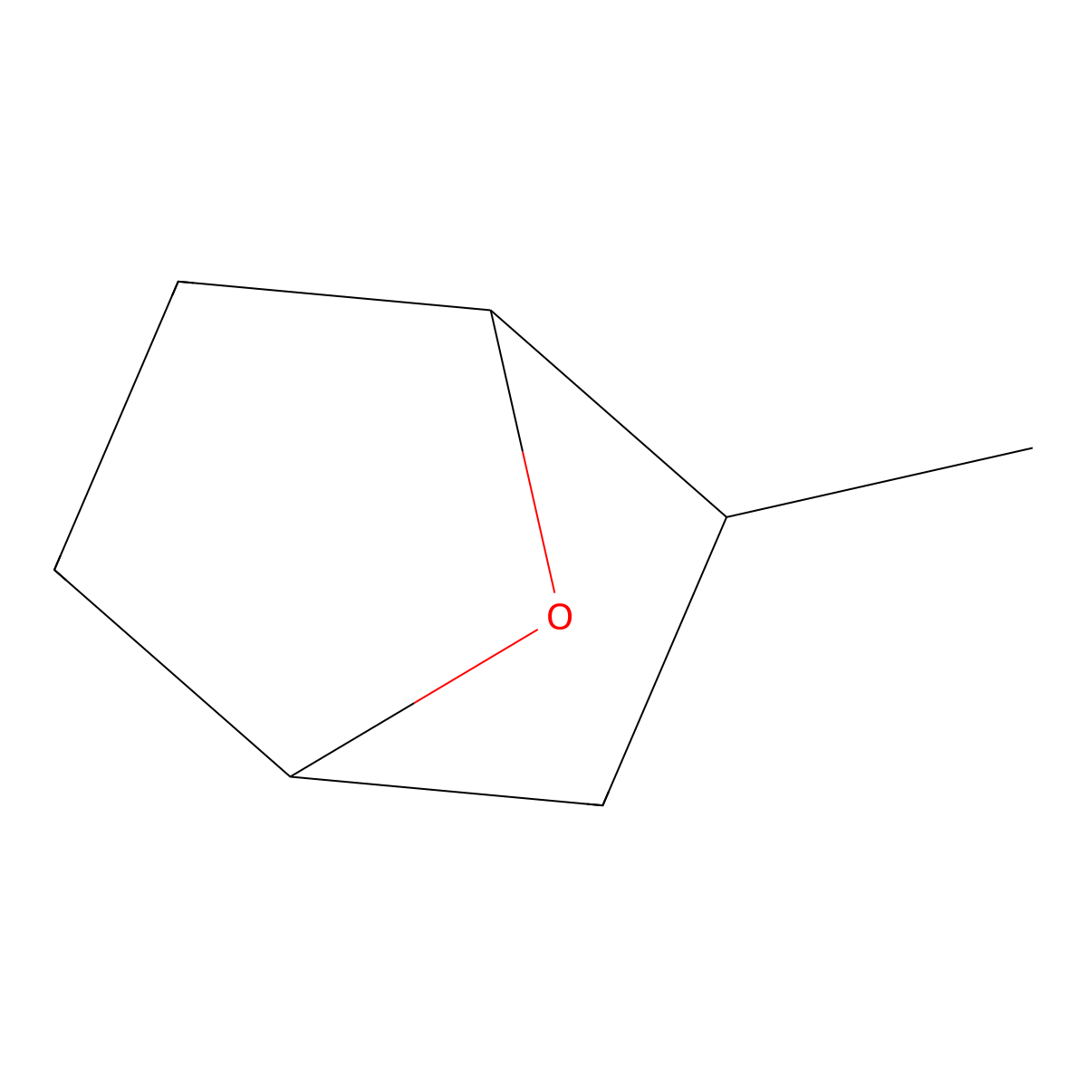 2-Methyl-7-oxabicyclo(2.2.1)heptane molecular structure, CAS 16325-23-8