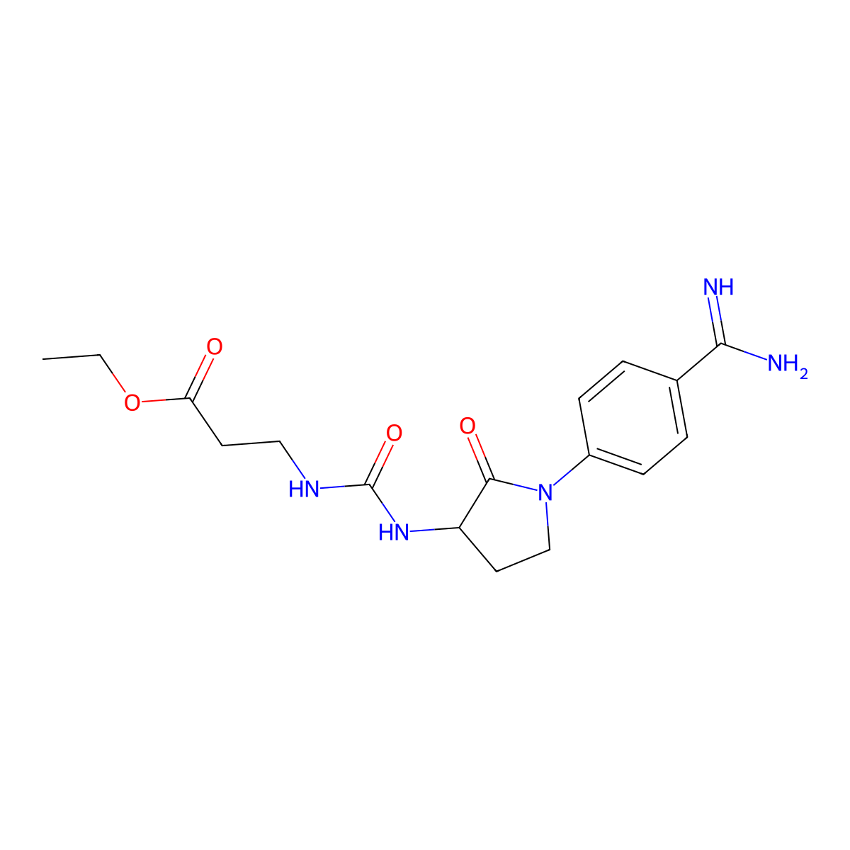 Orbofiban molecular structure, CAS 163250-90-6
