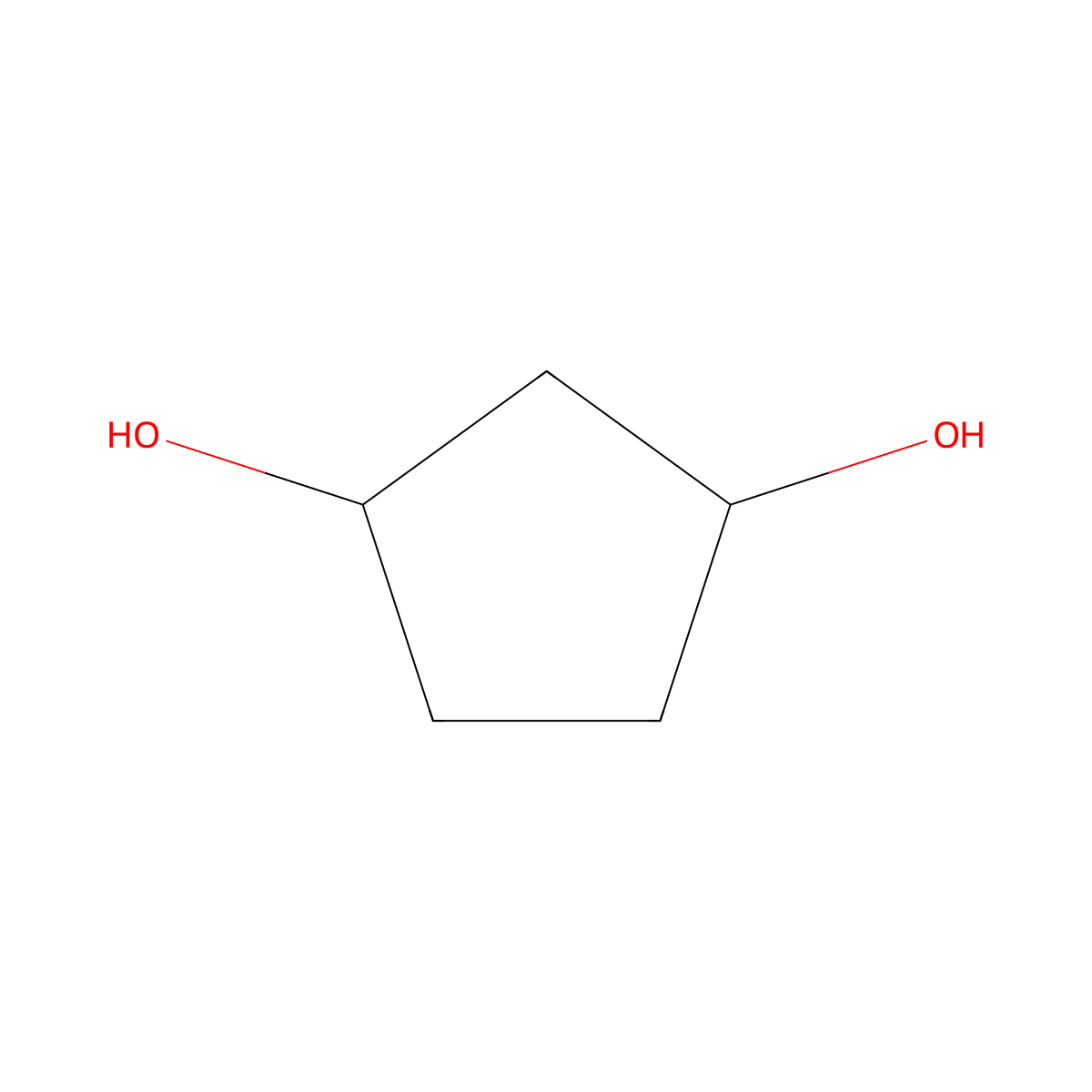 cis-Cyclopentane-1,3-diol molecular structure, CAS 16326-97-9