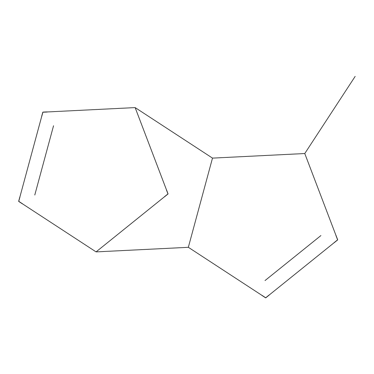 1-Methyldicyclopentadiene molecular structure, CAS 16327-42-7