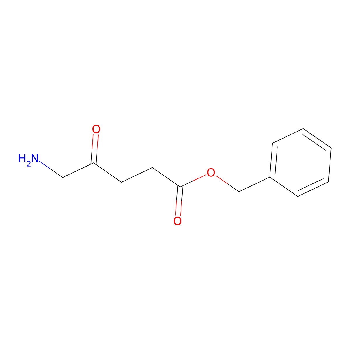 Benzyl 5-amino-4-oxopentanoate molecular structure, CAS 163271-21-4