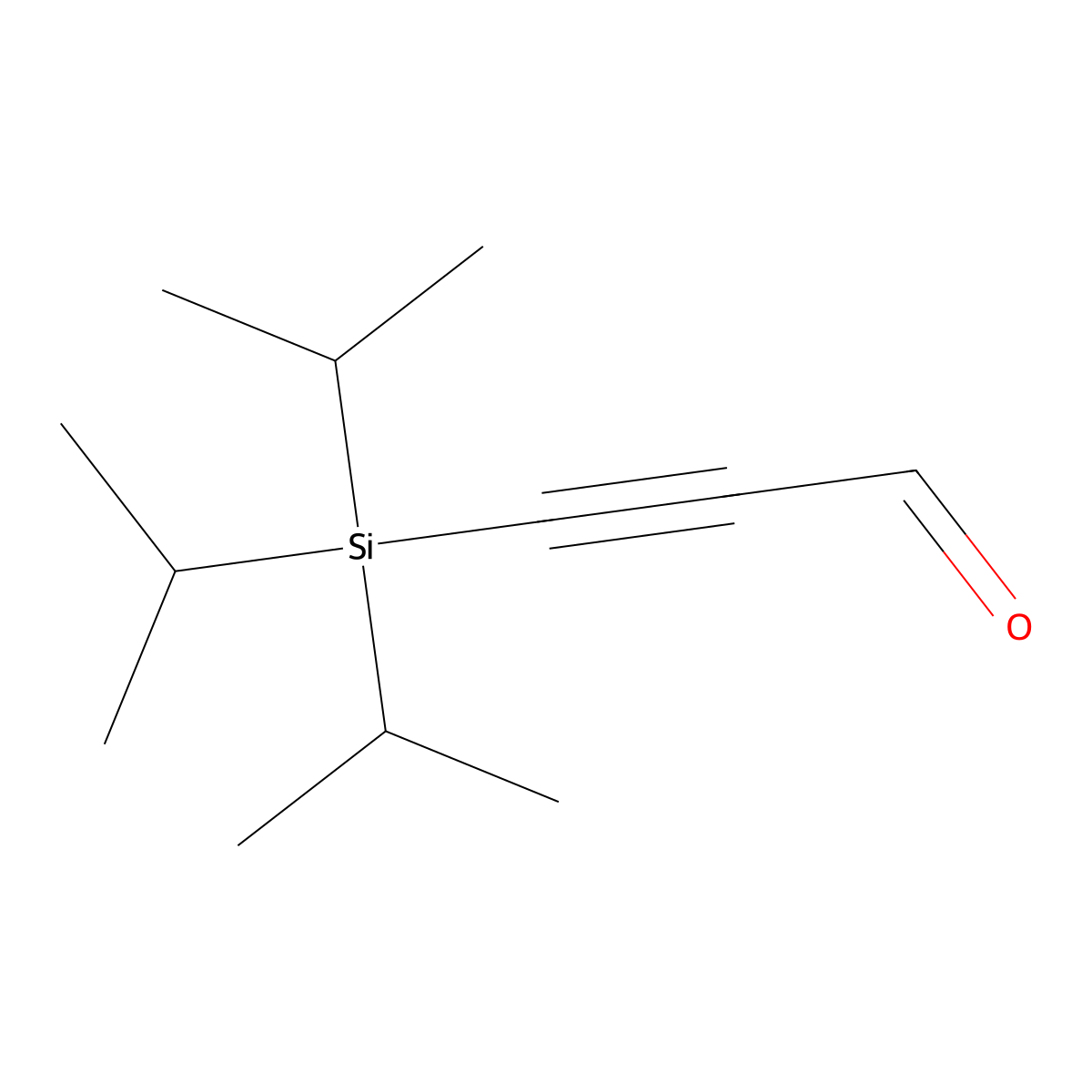 3-(Triisopropylsilyl)propiolaldehyde molecular structure, CAS 163271-80-5