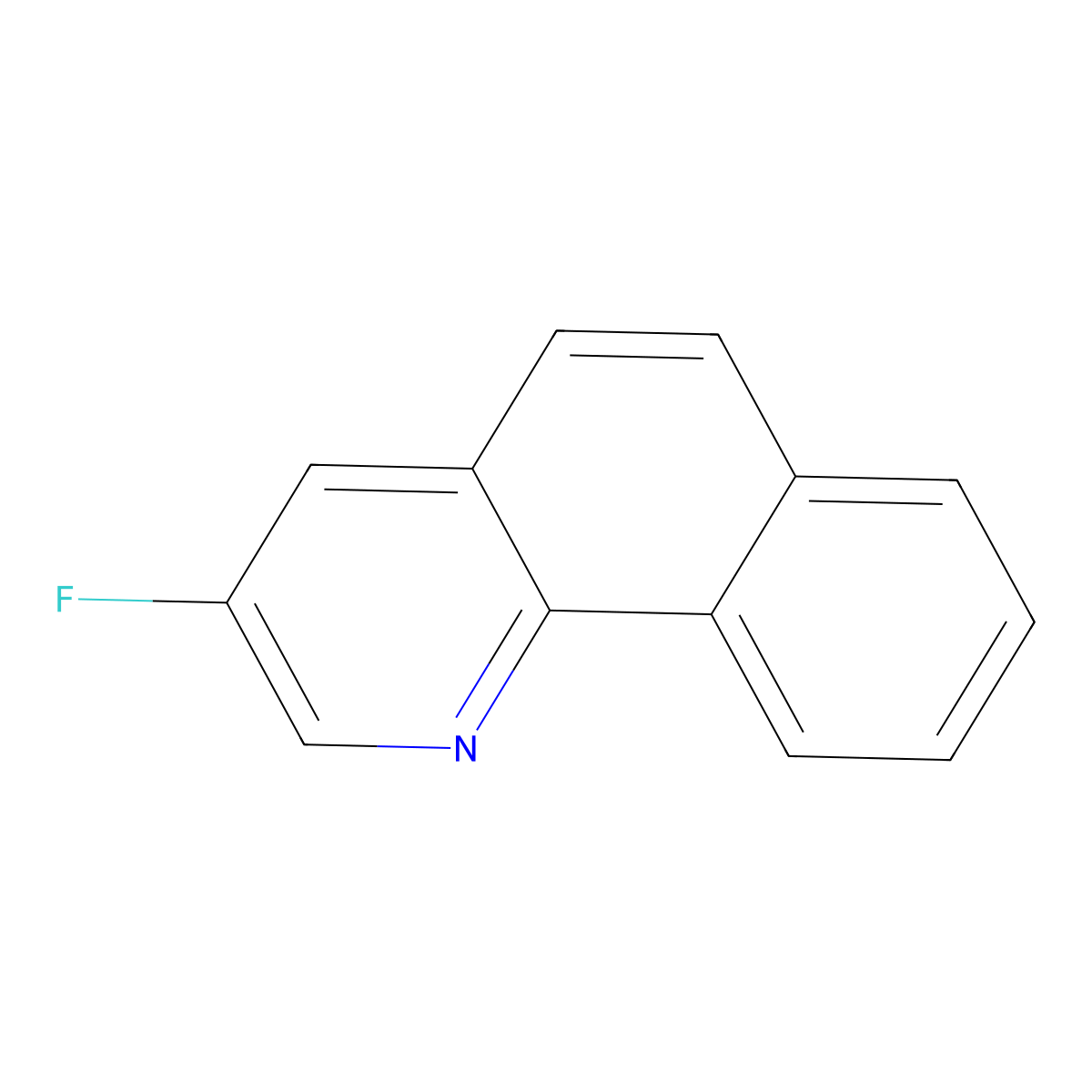 3-Fluorobenzo[h]quinoline molecular structure, CAS 163275-57-8