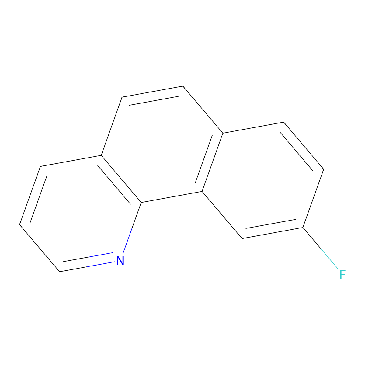 9-Fluorobenzo[h]quinoline molecular structure, CAS 163275-61-4
