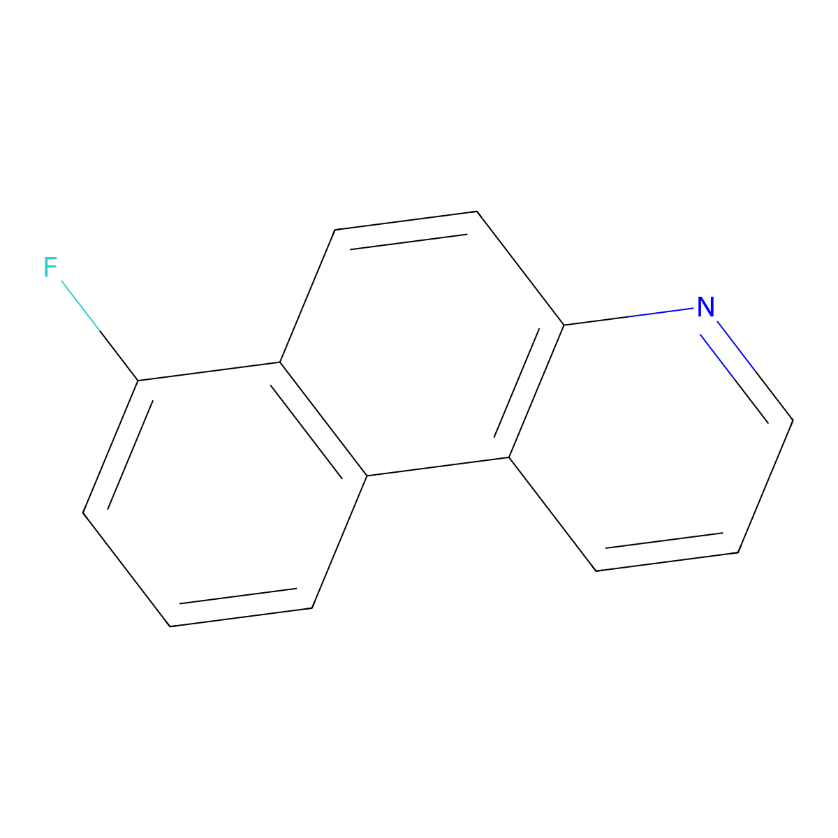 7-Fluorobenzo[f]quinoline molecular structure, CAS 163275-66-9