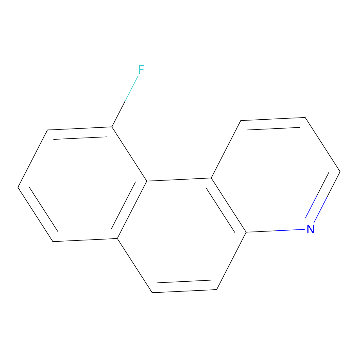 10-Fluorobenzo[f]quinoline molecular structure, CAS 163275-67-0