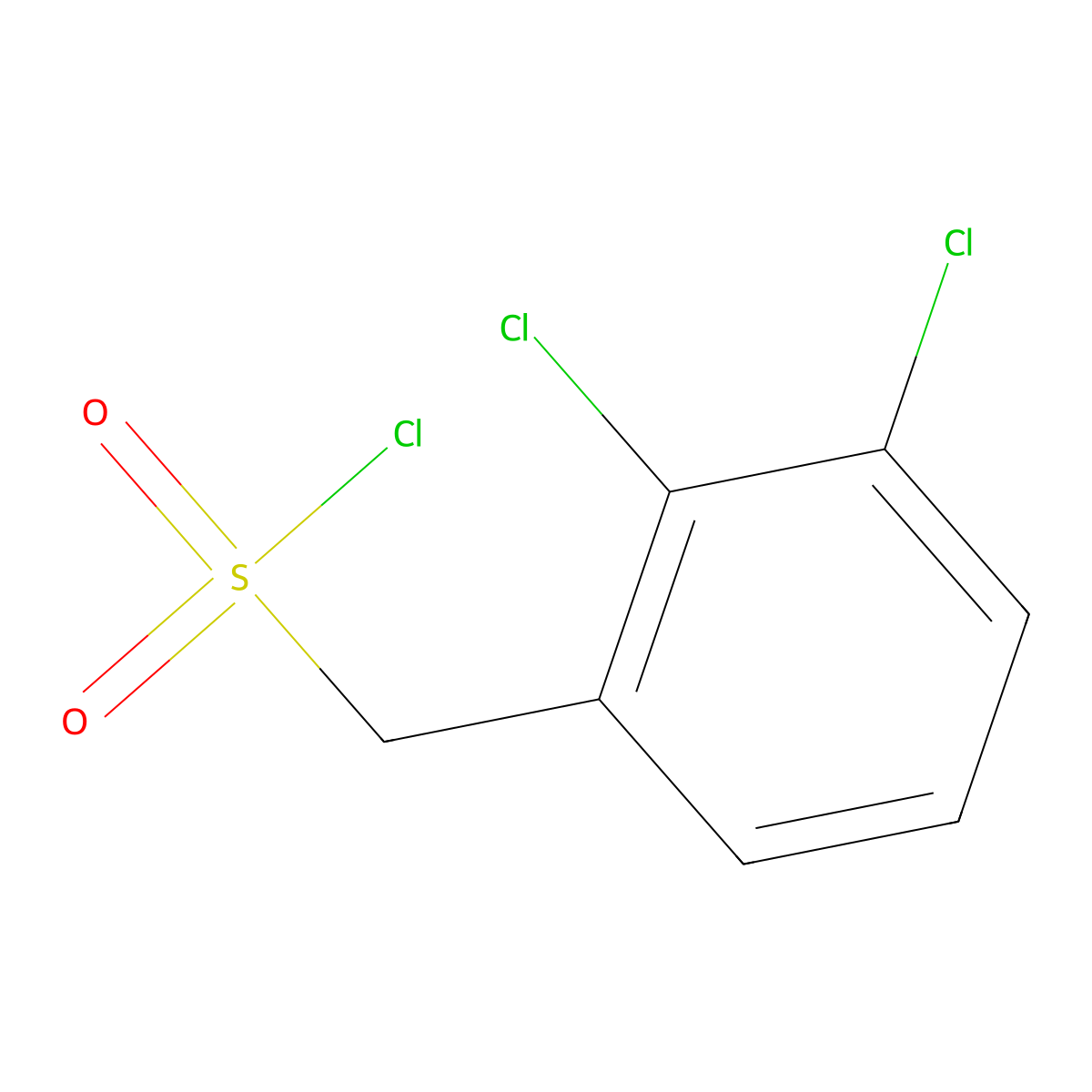 (2,3-dichlorophenyl)methanesulfonyl Chloride molecular structure, CAS 163295-69-0
