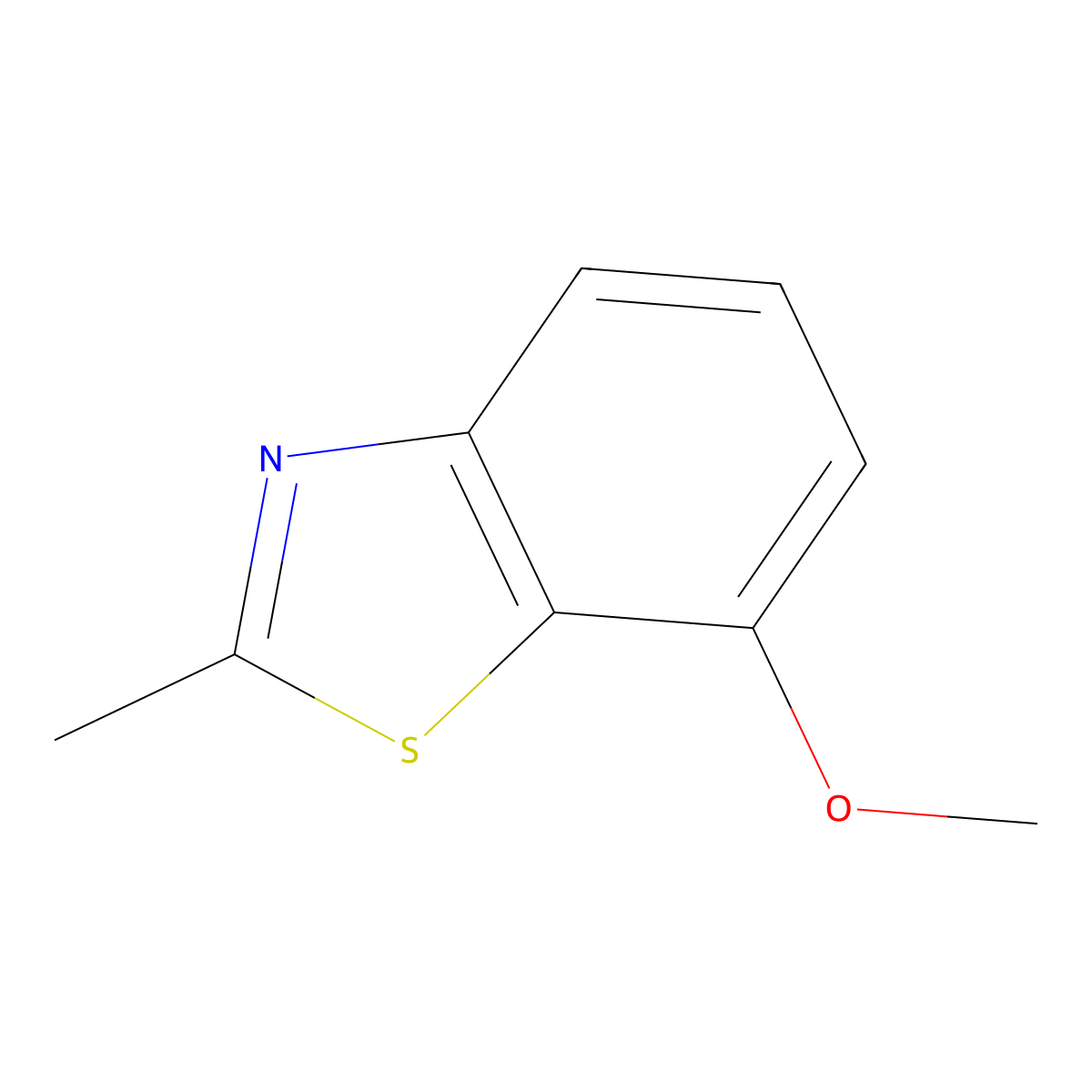 7-Methoxy-2-methylbenzo[d]thiazole molecular structure, CAS 163298-70-2