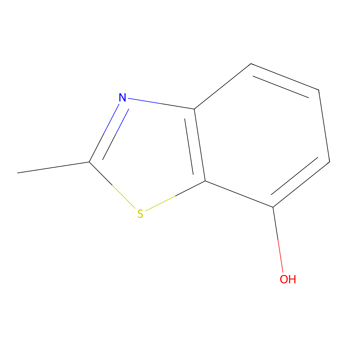 2-Methylbenzo[d]thiazol-7-ol molecular structure, CAS 163298-71-3