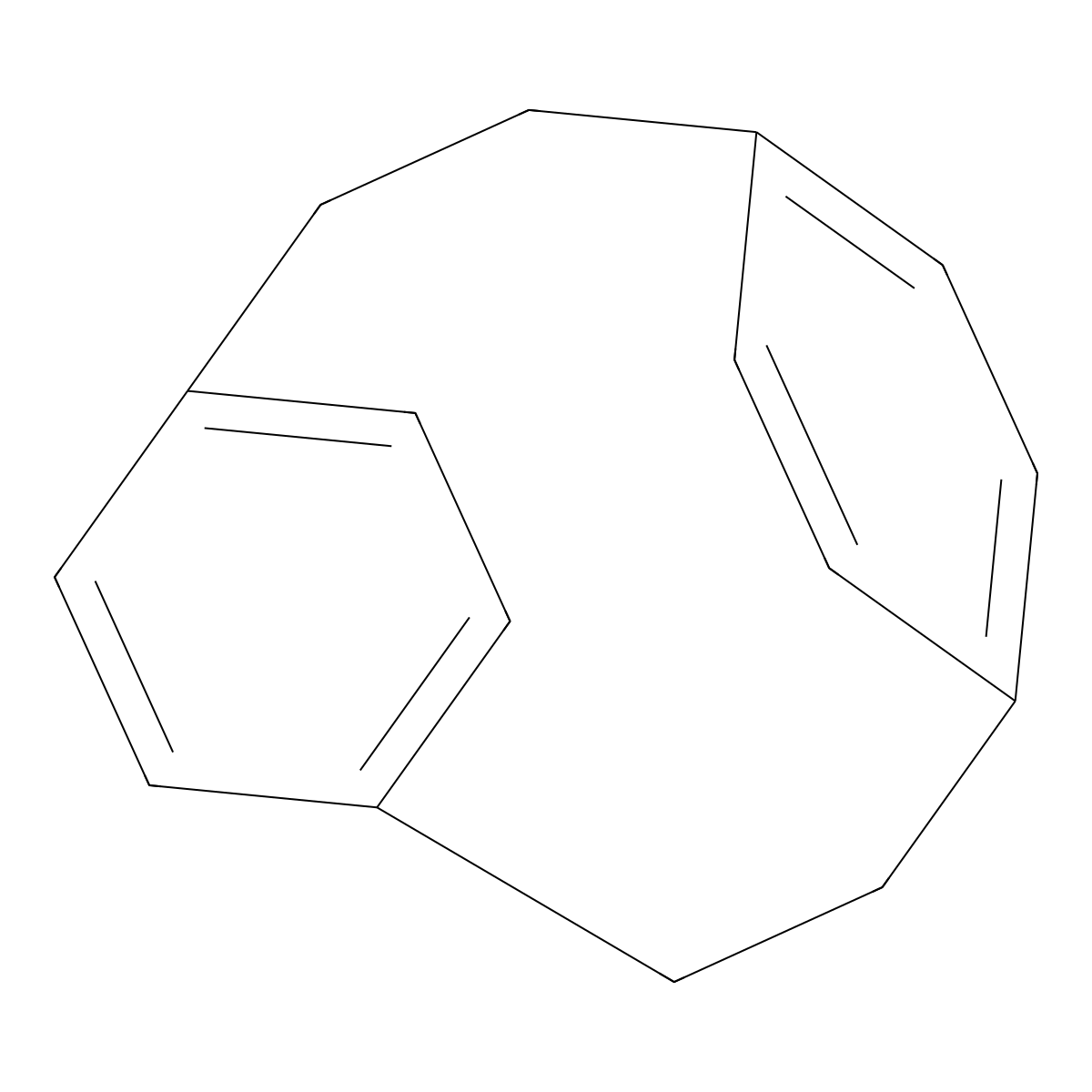 (2.2)Paracyclophane molecular structure, CAS 1633-22-3