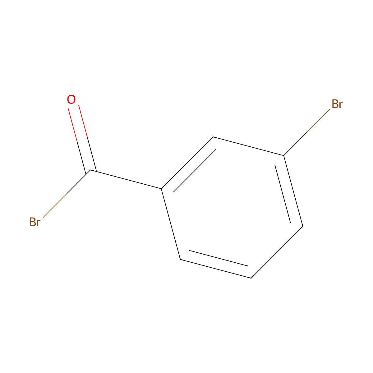 Benzoyl bromide, 3-bromo- molecular structure, CAS 16331-47-8