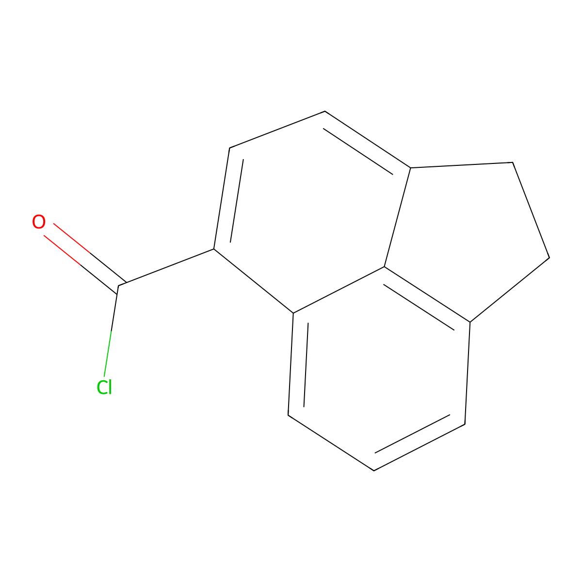 Acenaphthene-5-carbonyl chloride molecular structure, CAS 16331-49-0