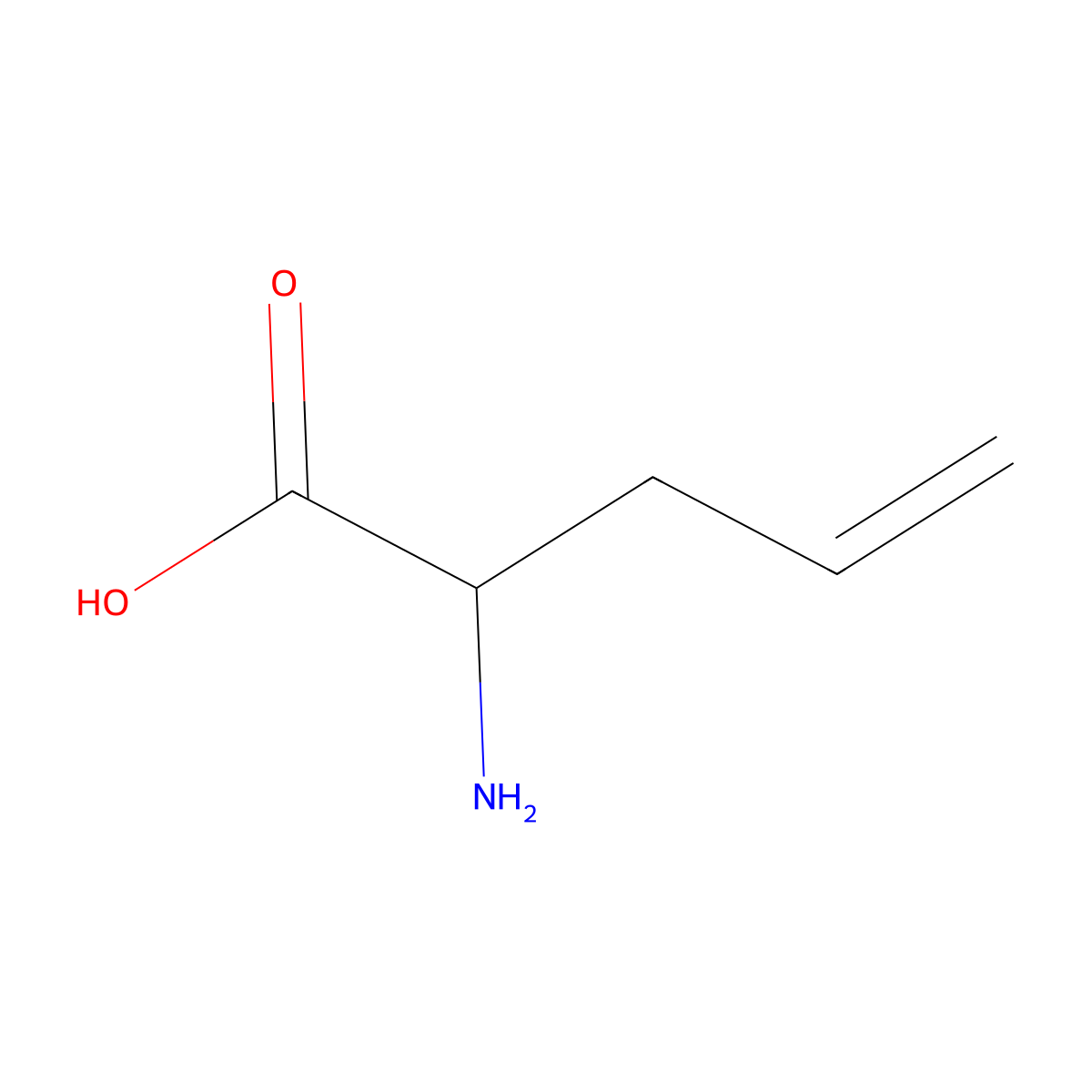 s-Allylglycine molecular structure, CAS 16338-48-0
