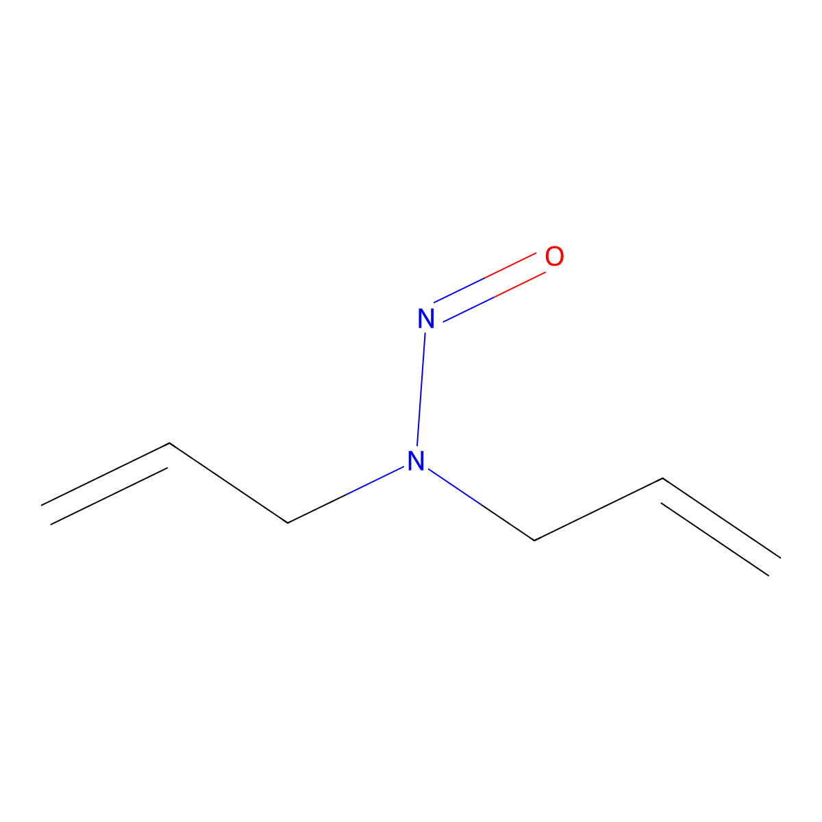 Diallylnitrosamine molecular structure, CAS 16338-97-9