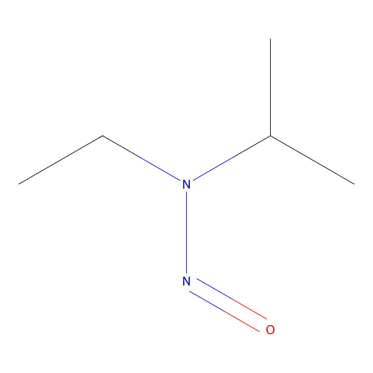 N-Ethyl-N-nitroso-2-propanamine molecular structure, CAS 16339-04-1