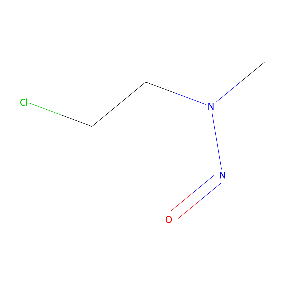 N-Nitrosomethyl-2-chloroethylamine molecular structure, CAS 16339-16-5