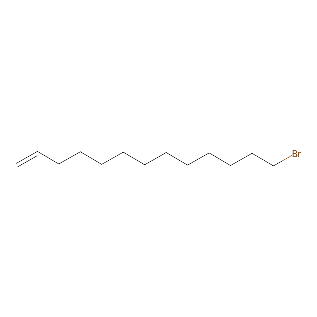 13-Bromotridec-1-ene molecular structure, CAS 16339-76-7