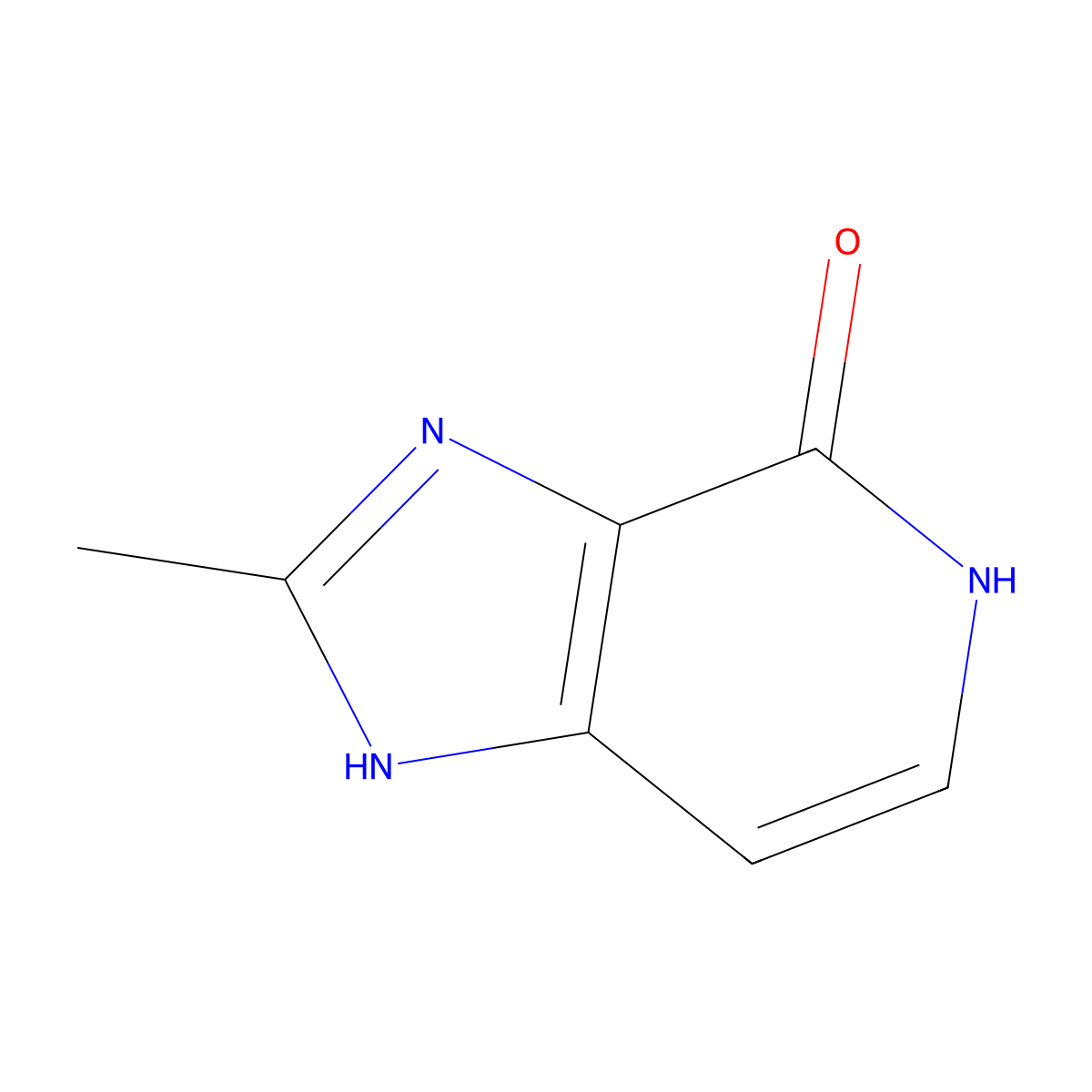 2-methyl-1H-imidazo[4,5-c]pyridin-4(5H)-one molecular structure, CAS 163452-68-4