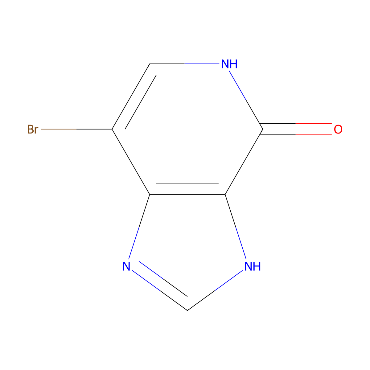 7-Bromo-3,5-dihydroimidazo[4,5-c]pyridin-4-one molecular structure, CAS 163452-70-8