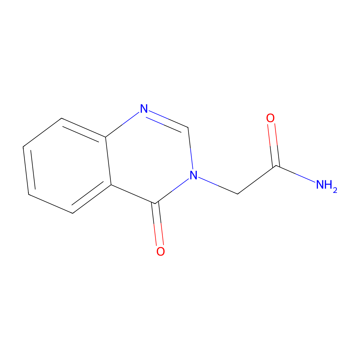 2-(4-oxoquinazolin-3(4H)-yl)acetamide molecular structure, CAS 16347-71-0