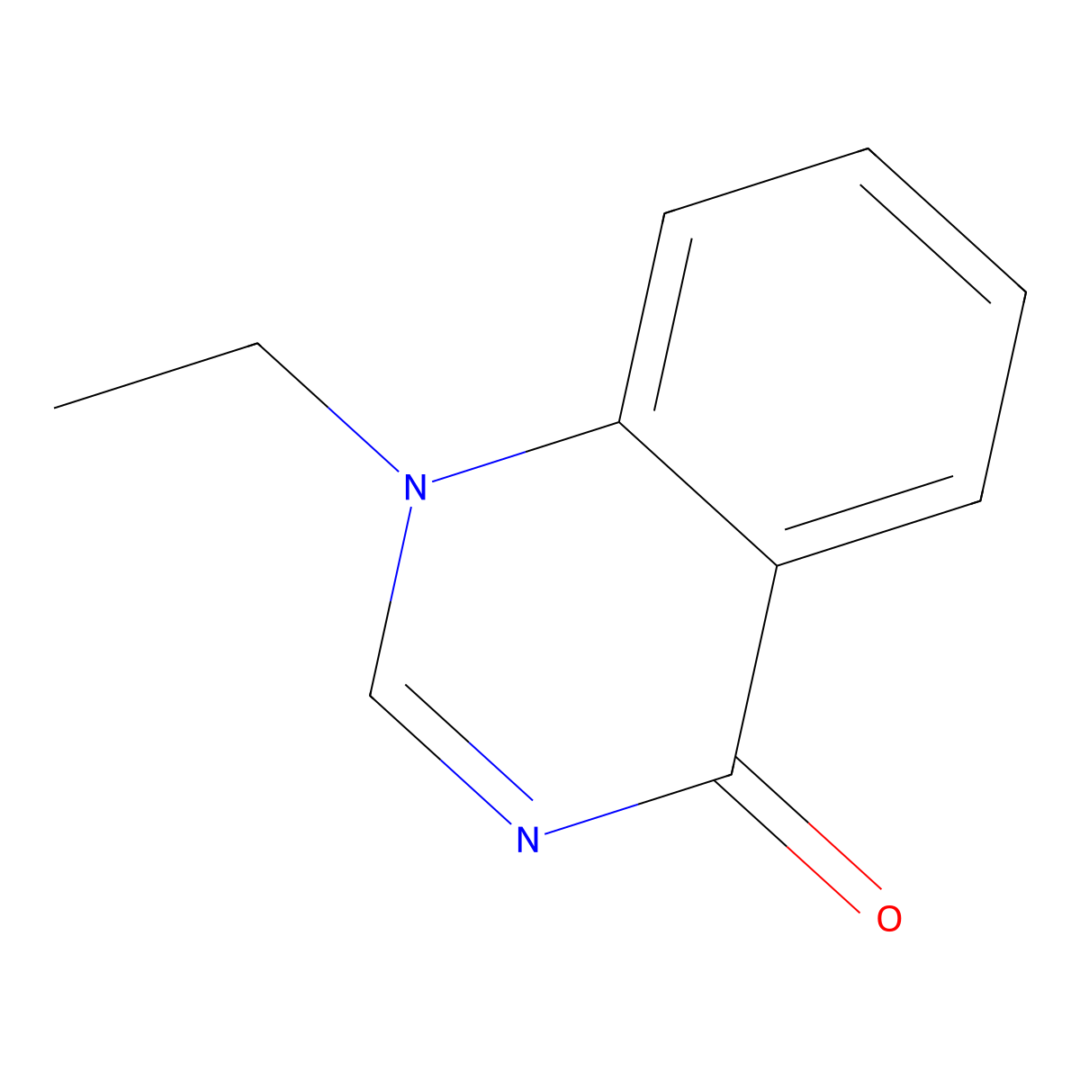4(1H)-Quinazolinone, 1-ethyl- molecular structure, CAS 16347-92-5