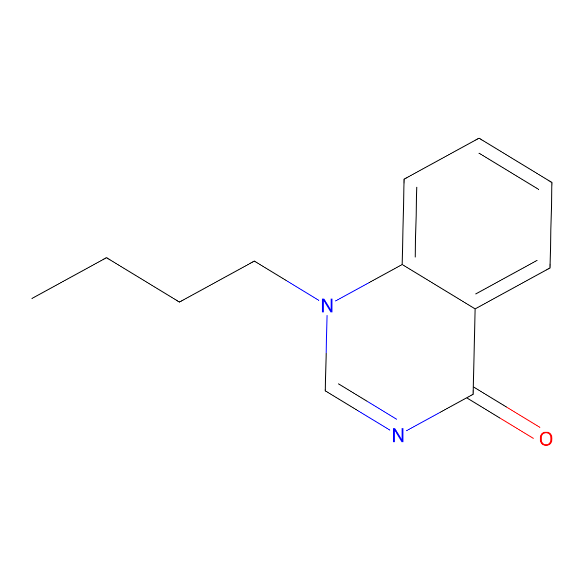 4(1H)-Quinazolinone, 1-butyl- molecular structure, CAS 16347-94-7