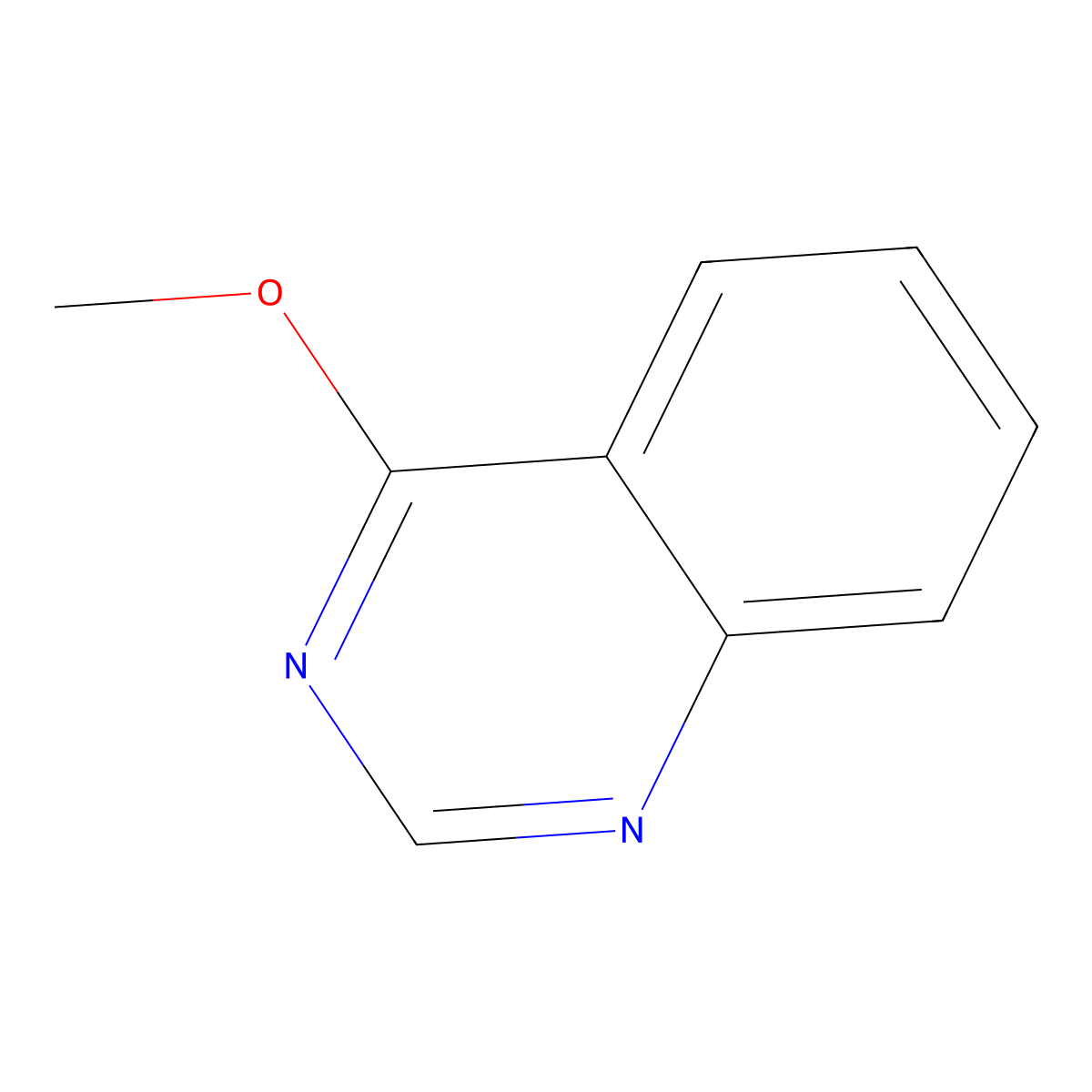 4-Methoxyquinazoline molecular structure, CAS 16347-95-8