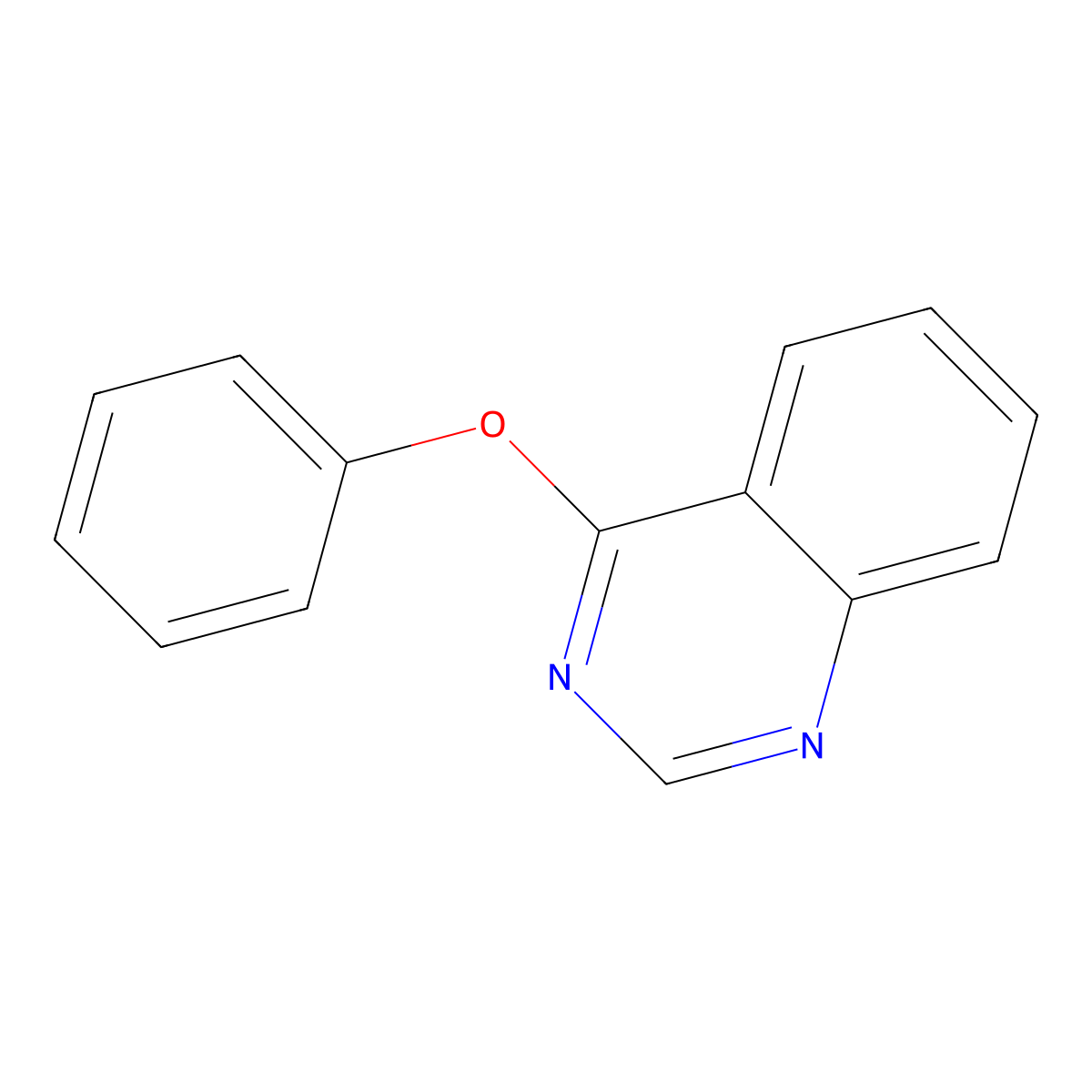 4-Phenoxyquinazoline molecular structure, CAS 16347-97-0
