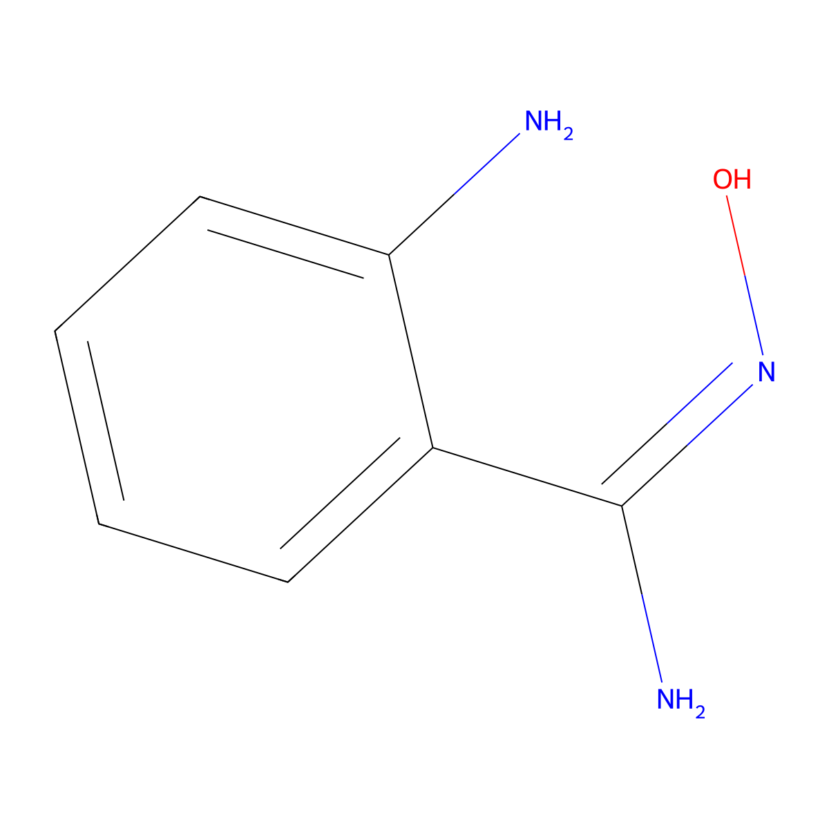 2-Aminobenzamidoxime molecular structure, CAS 16348-49-5
