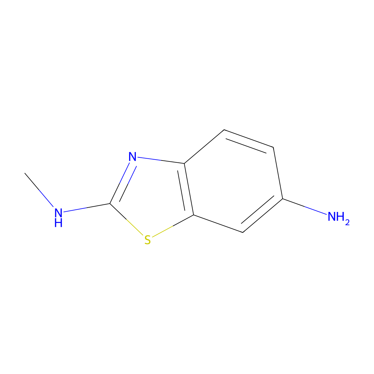 N2-Methylbenzo[d]thiazole-2,6-diamine molecular structure, CAS 16349-38-5