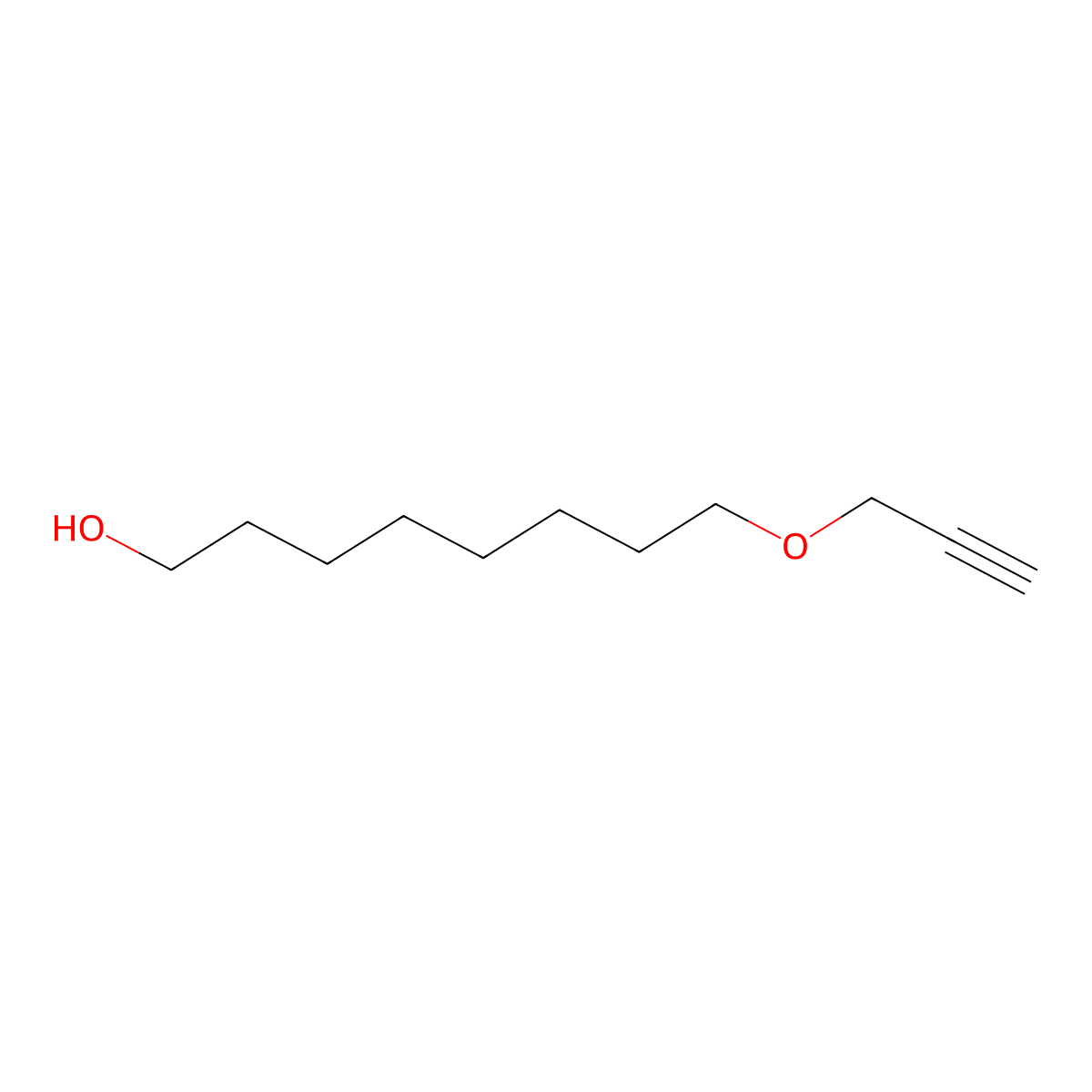8-(Prop-2-yn-1-yloxy)octan-1-ol molecular structure, CAS 163495-50-9