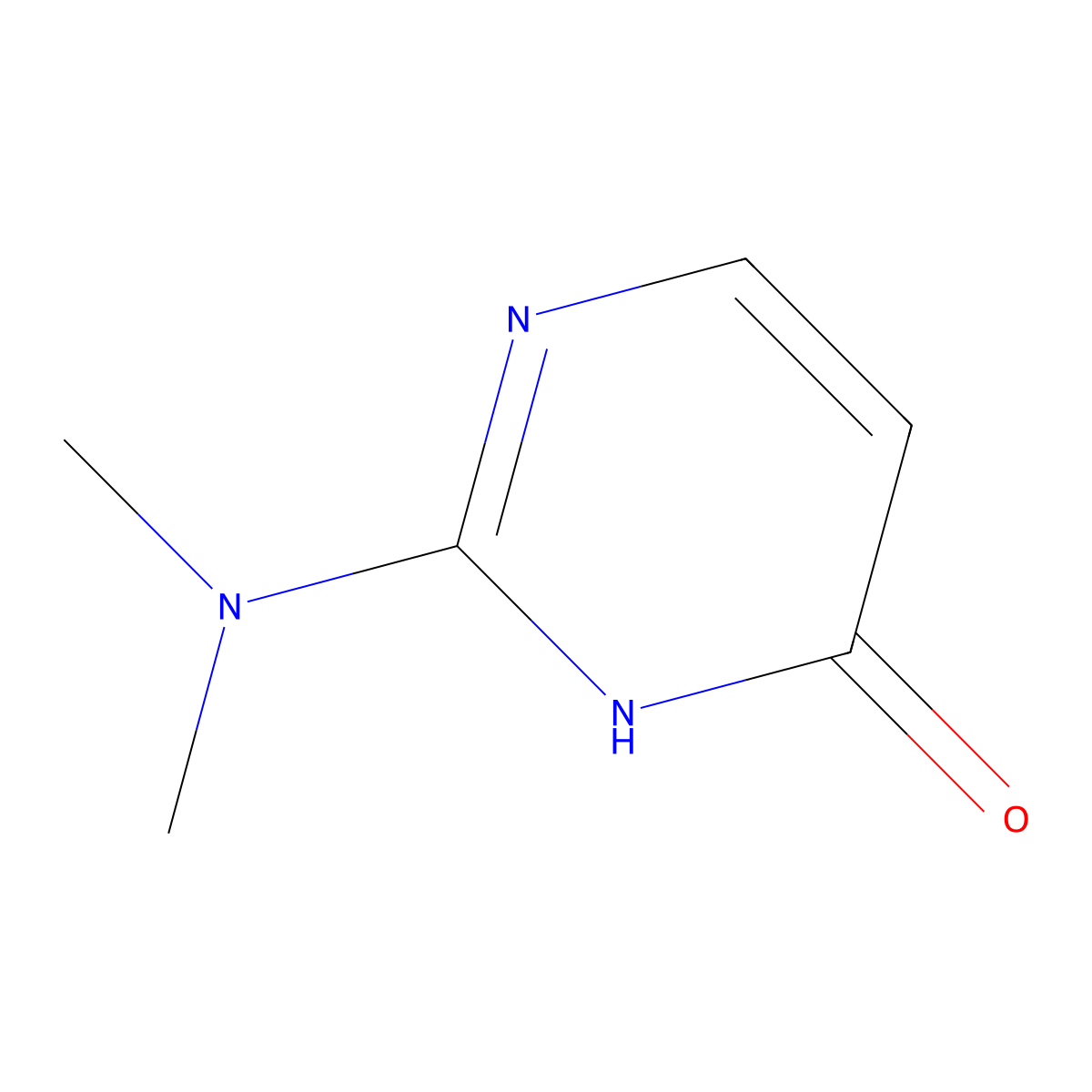 2-(Dimethylamino)pyrimidin-4-ol molecular structure, CAS 1635-28-5