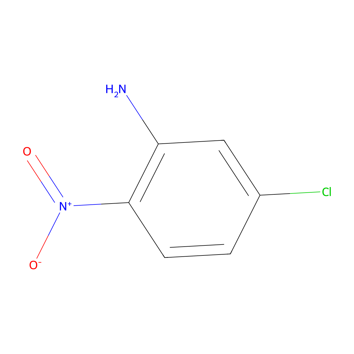 5-Chloro-2-nitroaniline molecular structure, CAS 1635-61-6