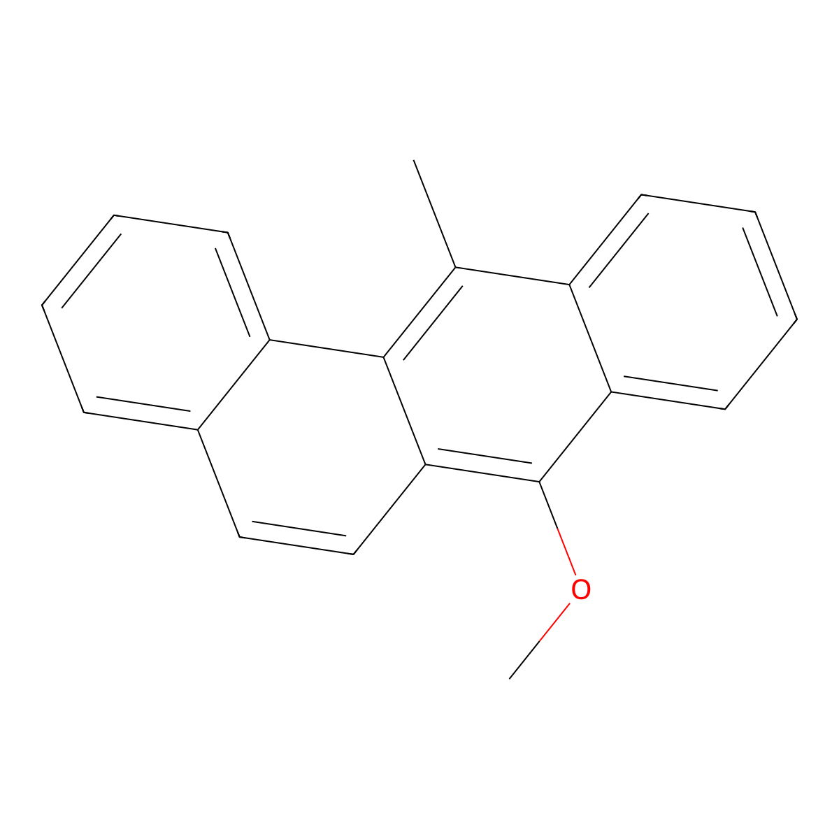7-Methoxy-12-methylbenz(a)anthracene molecular structure, CAS 16354-47-5