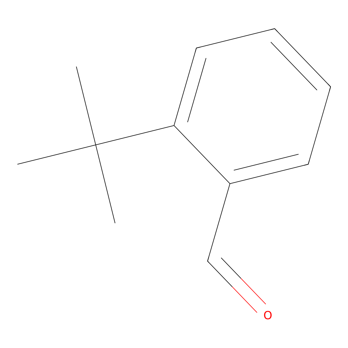 2-tert-Butylbenzaldehyde molecular structure, CAS 16358-79-5