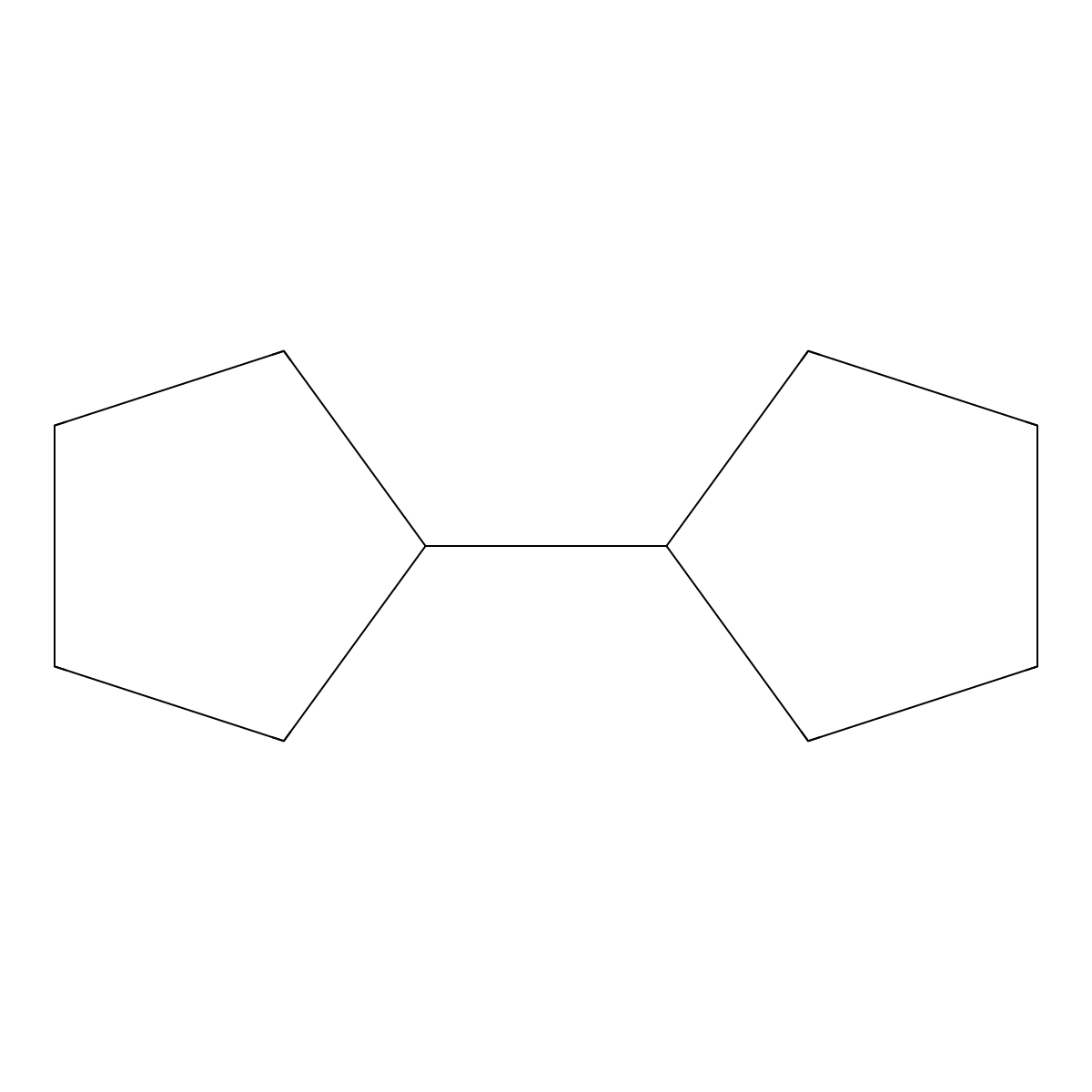 Dicyclopentyl molecular structure, CAS 1636-39-1