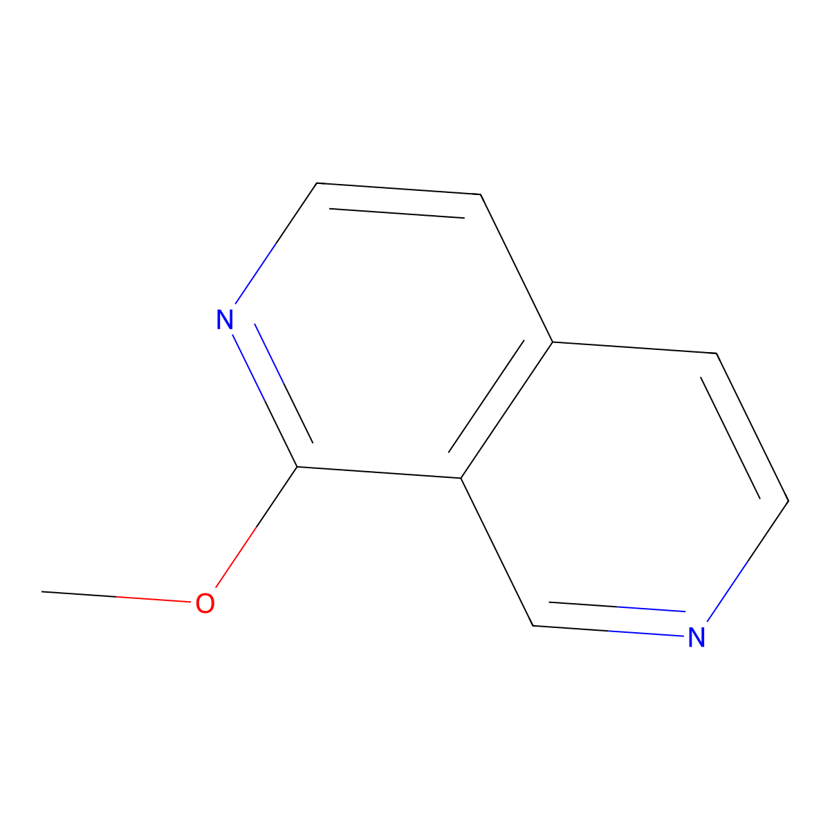 1-Methoxy-2,7-naphthyridine molecular structure, CAS 1636162-22-5