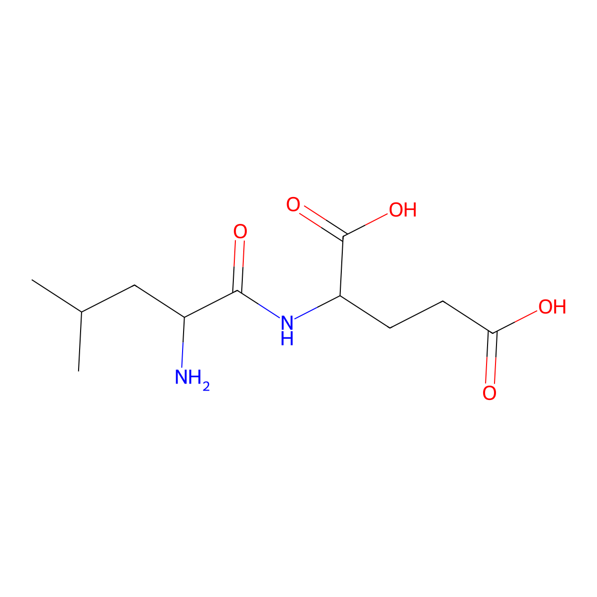 Leu-Glu molecular structure, CAS 16364-31-1