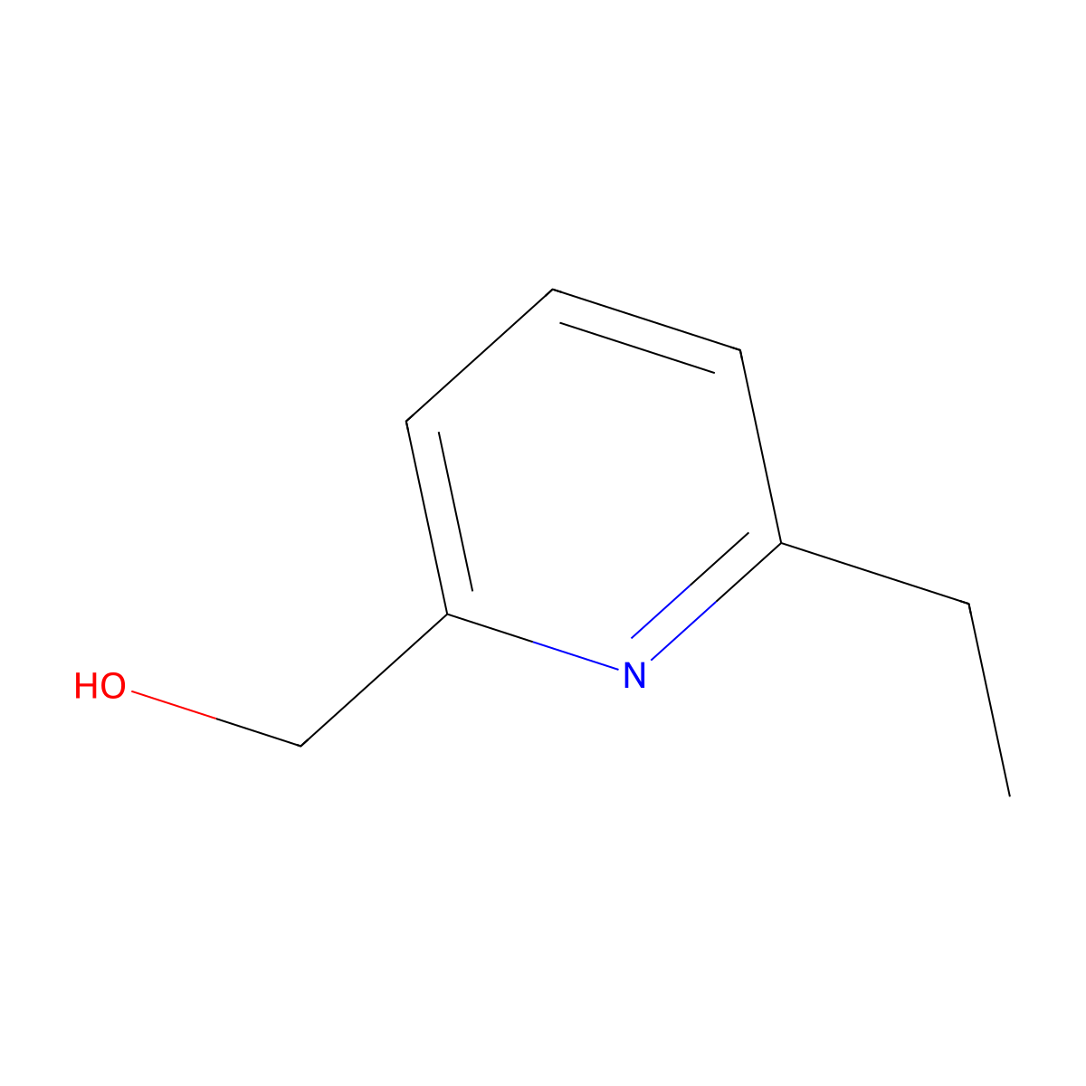 (6-Ethylpyridin-2-yl)methanol molecular structure, CAS 163658-33-1