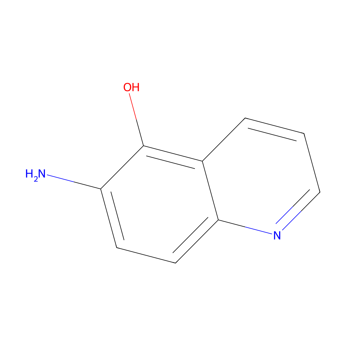 6-Aminoquinolin-5-ol molecular structure, CAS 163672-81-9