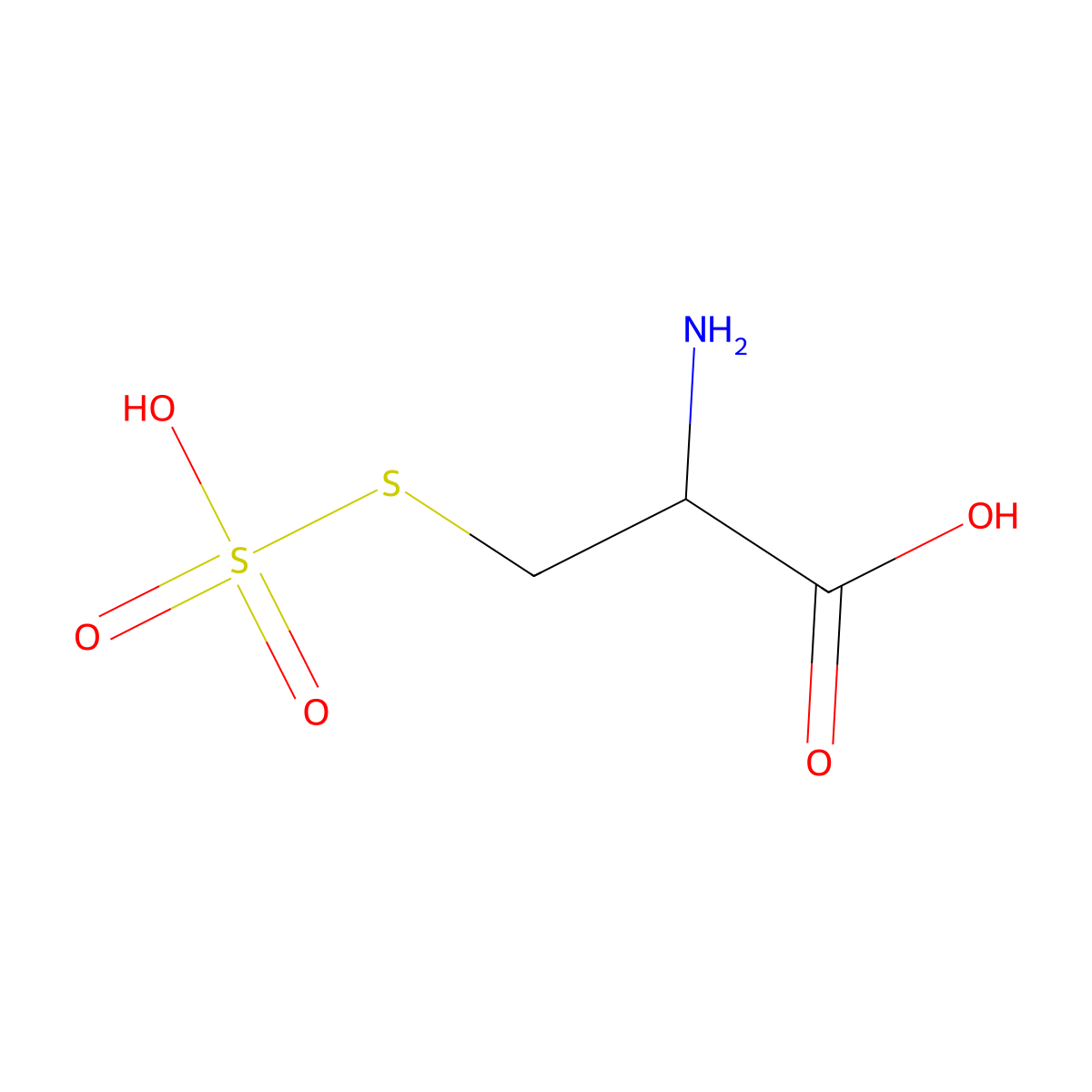 L-Cysteinesulfonic acid molecular structure, CAS 1637-71-4