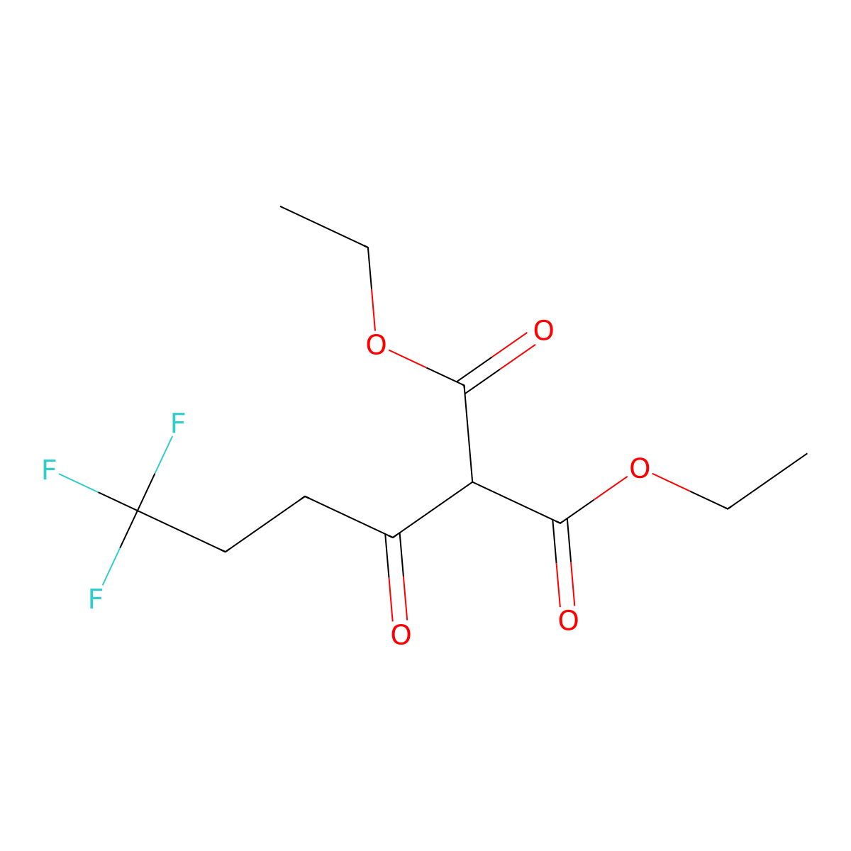 1,3-Diethyl 2-(4,4,4-trifluorobutanoyl)propanedioate molecular structure, CAS 163714-64-5