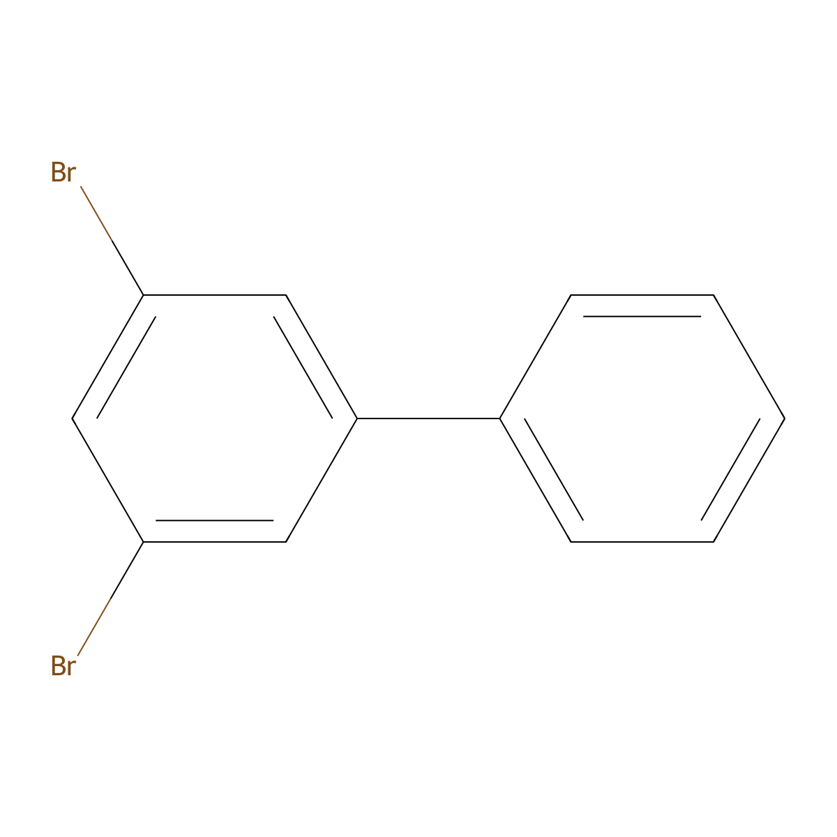 3,5-Dibromobiphenyl molecular structure, CAS 16372-96-6