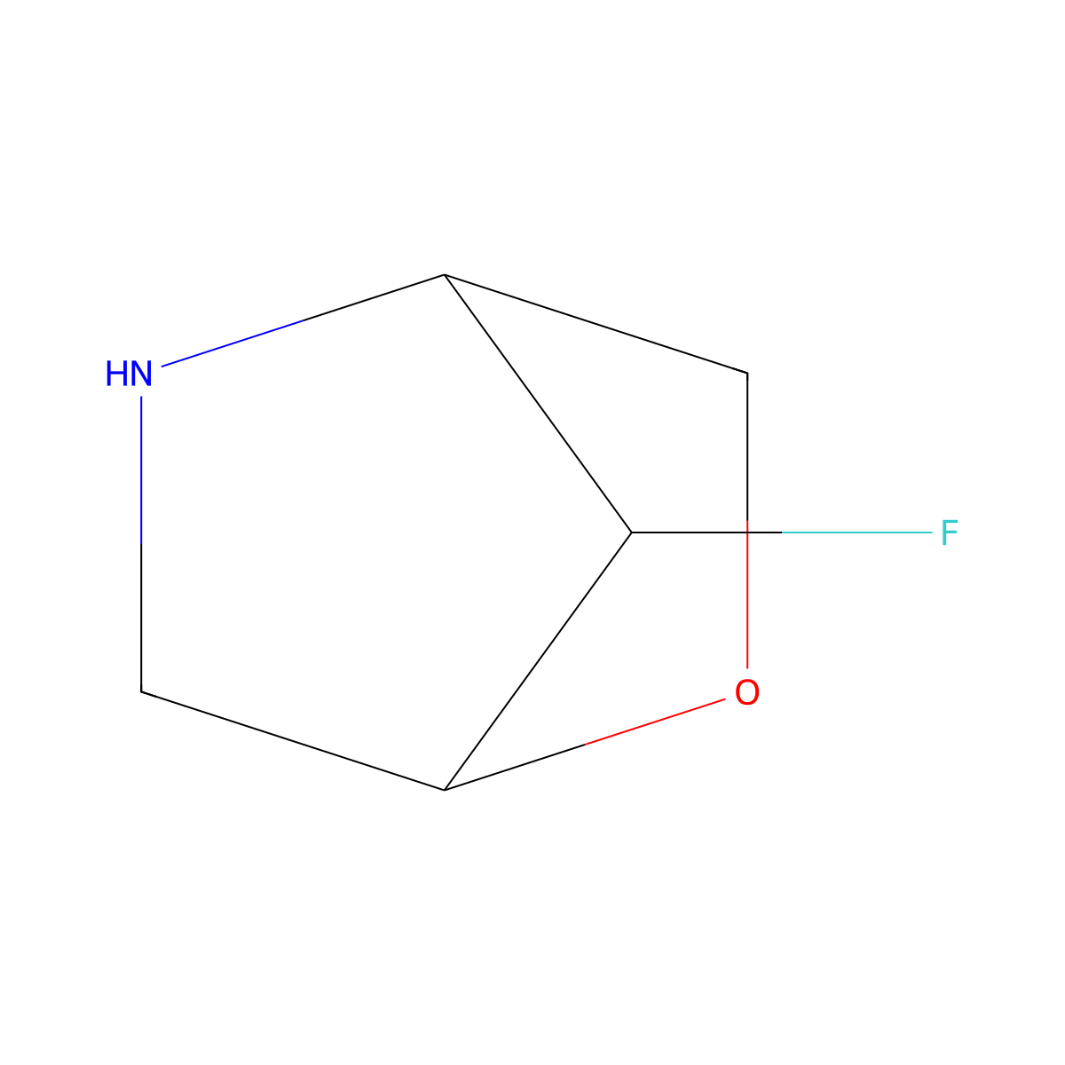 (1S,4S)-7-Fluoro-2-oxa-5-azabicyclo[2.2.1]heptane molecular structure, CAS 1637430-81-9
