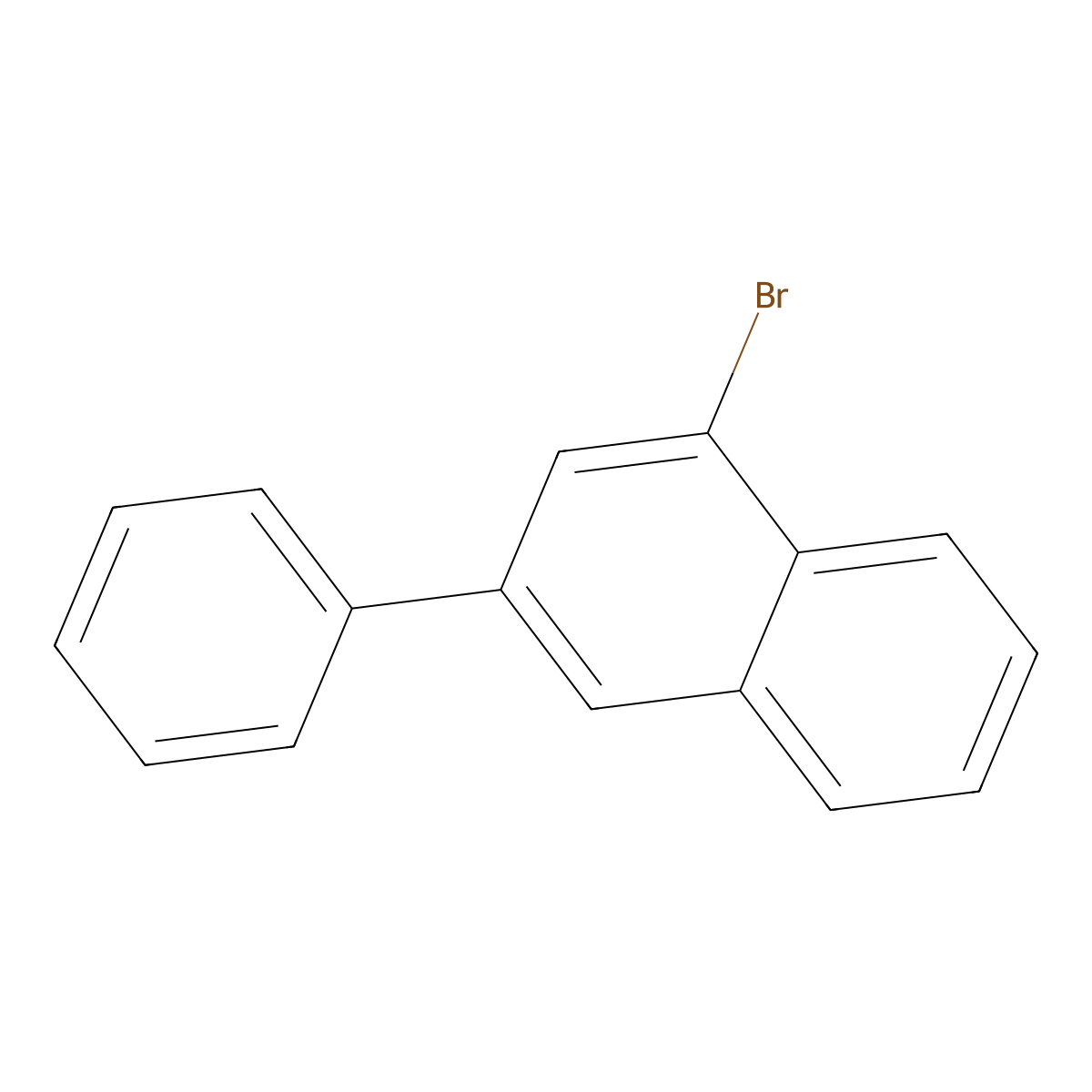1-Bromo-3-phenylnaphthalene molecular structure, CAS 1637445-80-7