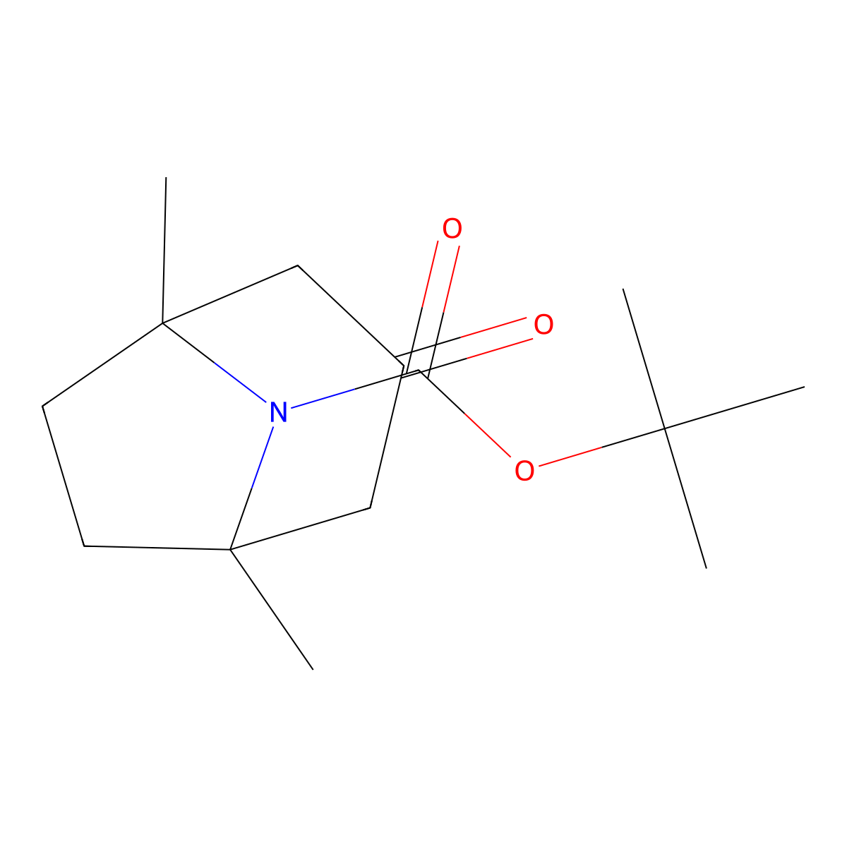 tert-Butyl 1,5-dimethyl-3-oxo-8-azabicyclo[3.2.1]octane-8-carboxylate molecular structure, CAS 1637577-07-1