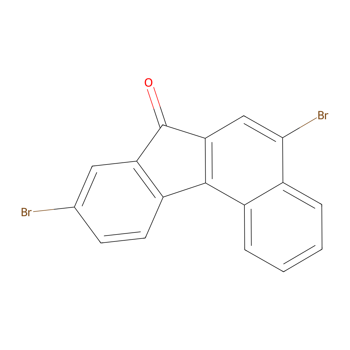 5,9-Dibromo-7H-benzo[c]fluoren-7-one molecular structure, CAS 1637660-36-6