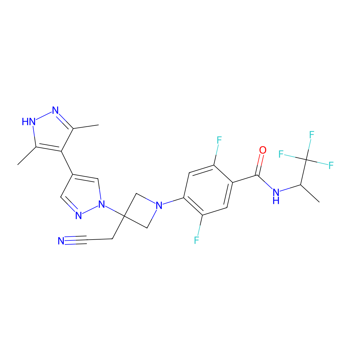 Povorcitinib molecular structure, CAS 1637677-22-5