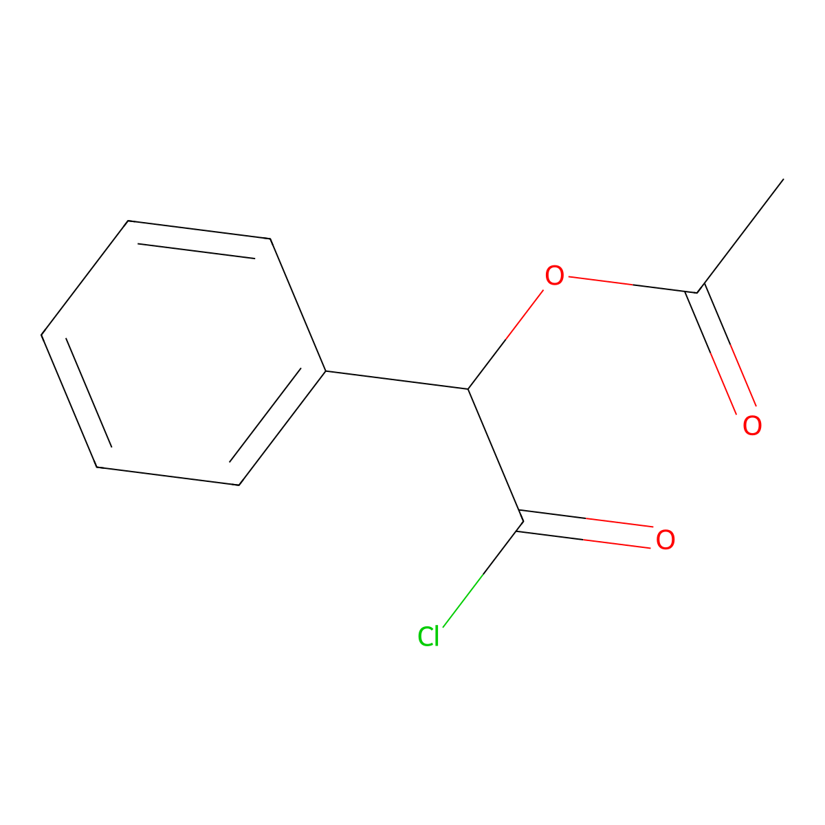 1-(Chloroformyl)benzyl acetate molecular structure, CAS 1638-63-7